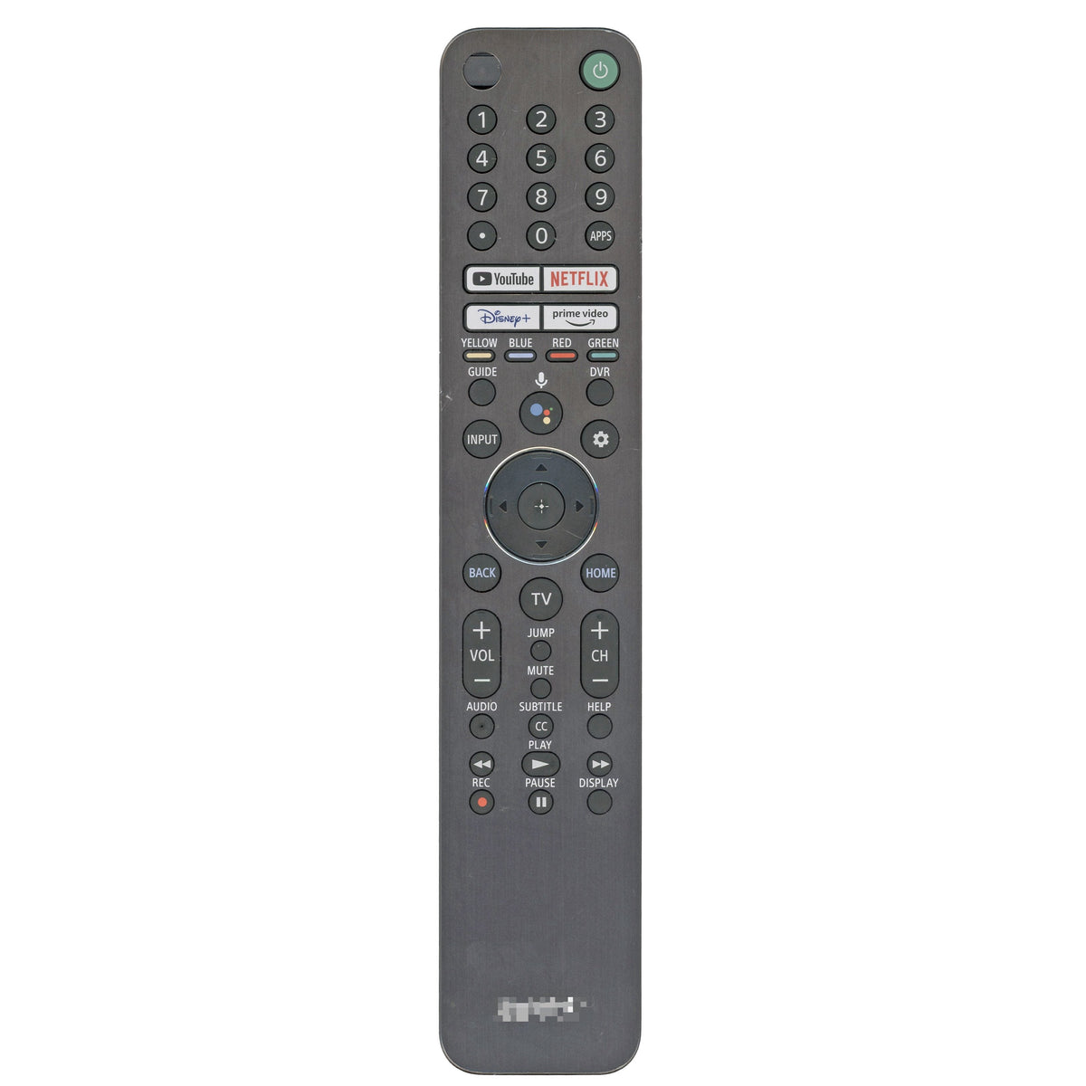 Sony RMF-TX600 Smart TV Remote Control | Voice | Metal Front - 1-493-546-12