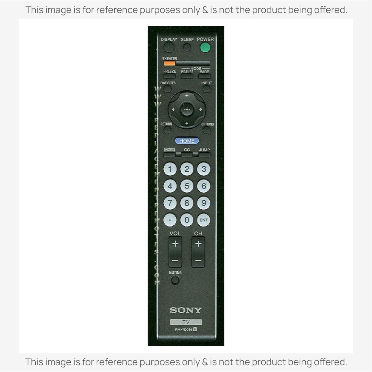 Sony RM-YD014 TV Remote Control - RMYD014