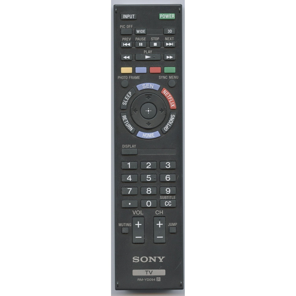 Sony RM-YD094 TV Remote Control - RMYD094