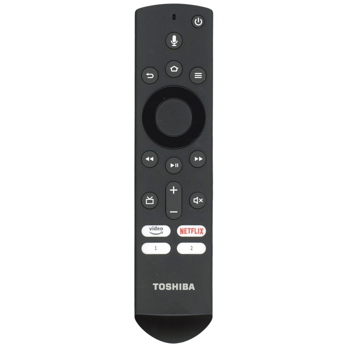 Toshiba / Insignia CT-RC1US-19 V1 FIRE 2017 TV Remote Control | Voice | Prime Video | Netflix | Fav 1 | Fav 2 - CTRC1US19V1