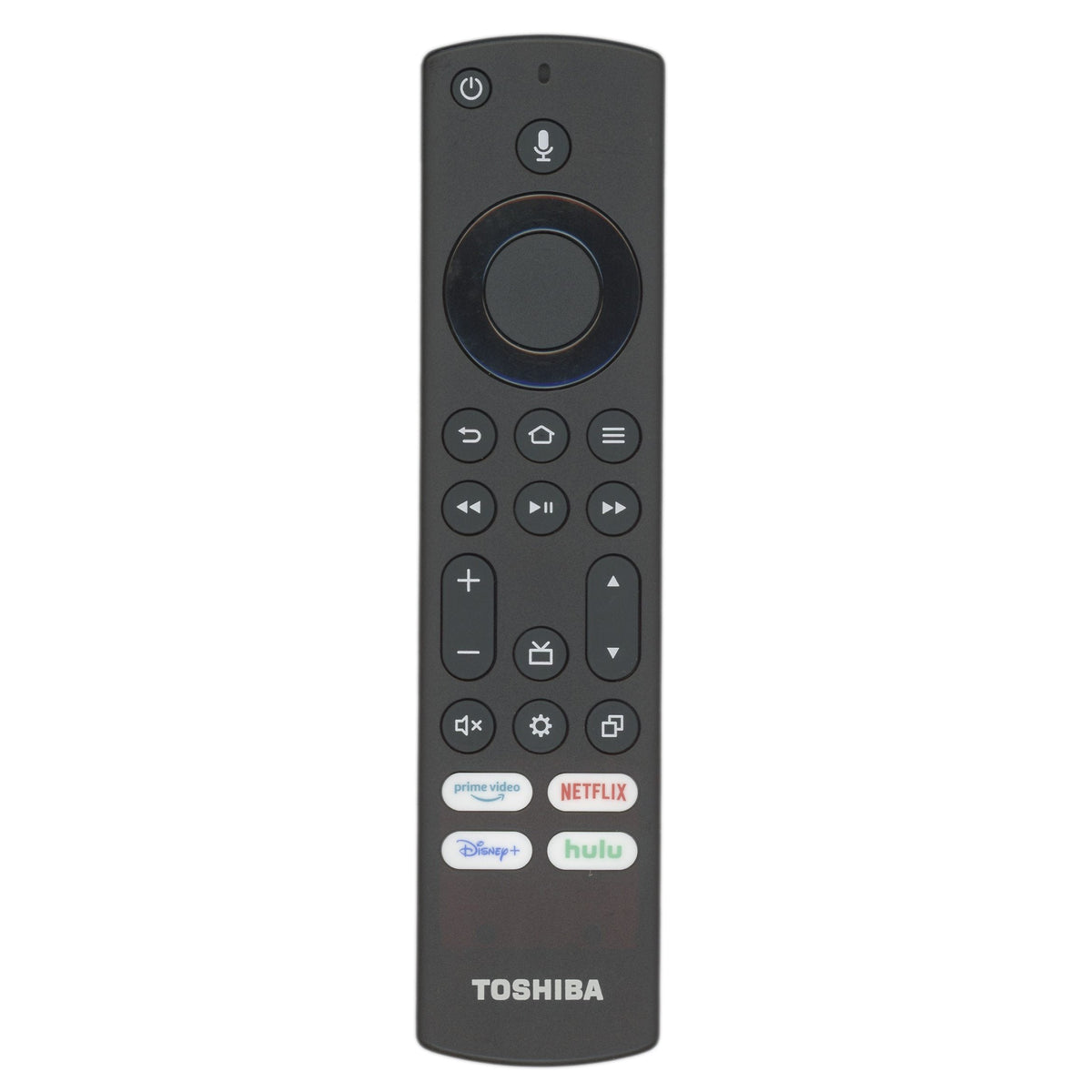 Toshiba CTRC1US21 Rev E Fire TV Remote Control | Voice | Prime Video | Netflix | Disney+ | Hulu - CTRC1US21-RevE