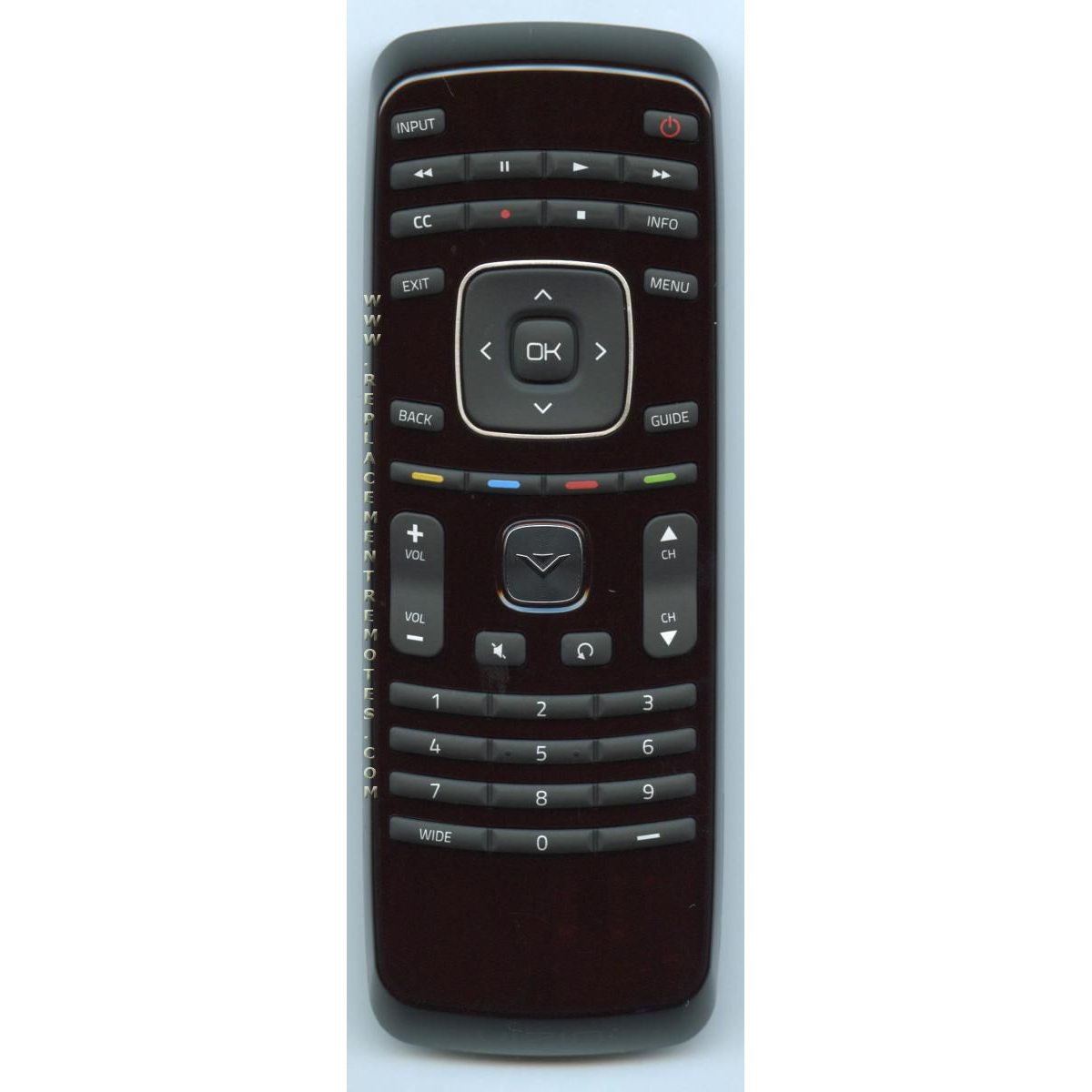 Vizio XRD1TV TV Remote Control