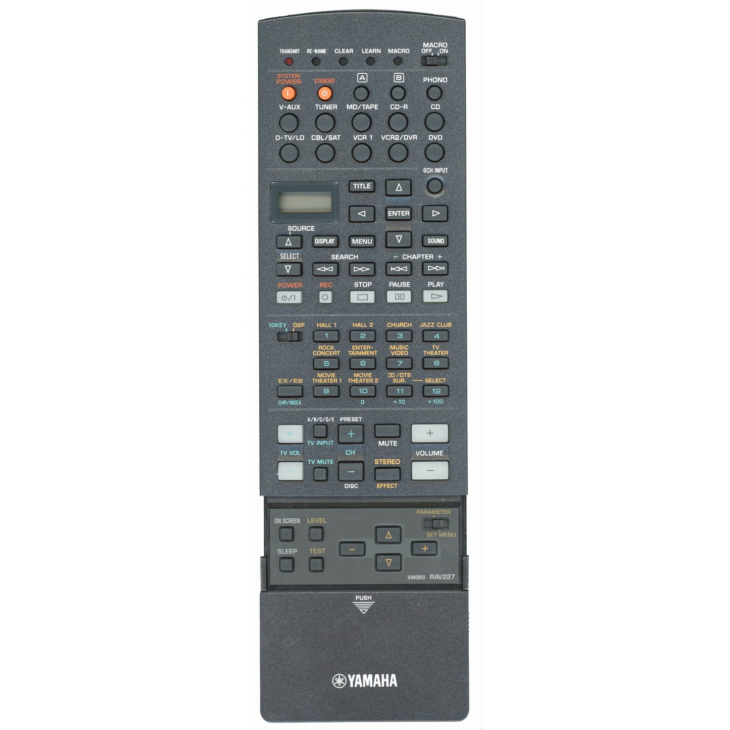 Yamaha RAV227 Receiver Remote Control