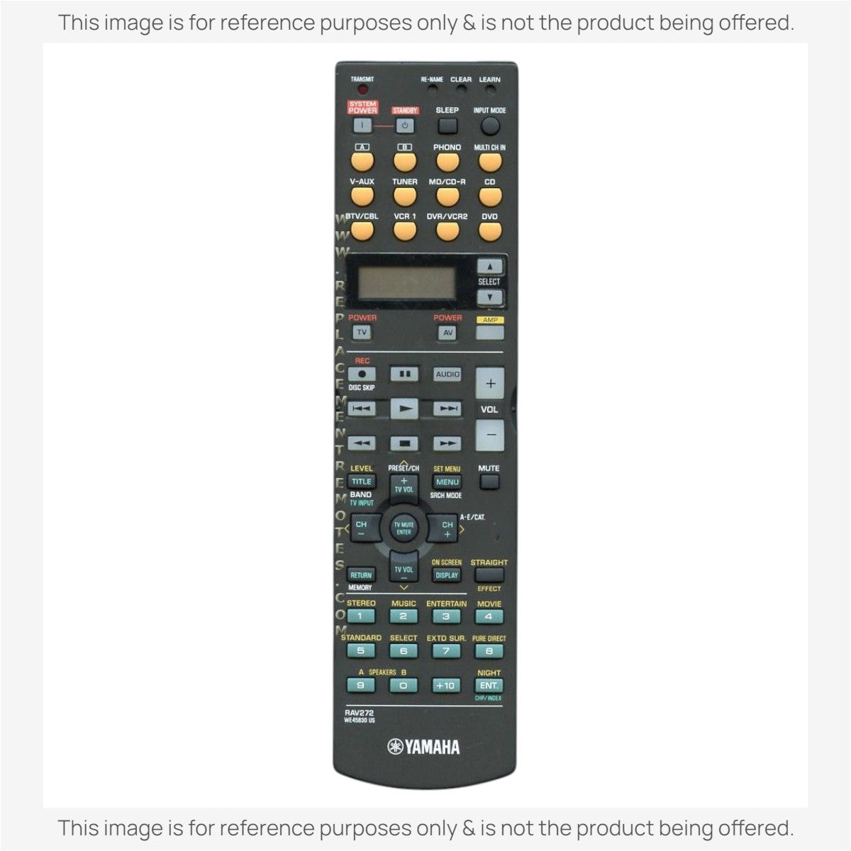 Yamaha RAV272 Receiver Remote Control