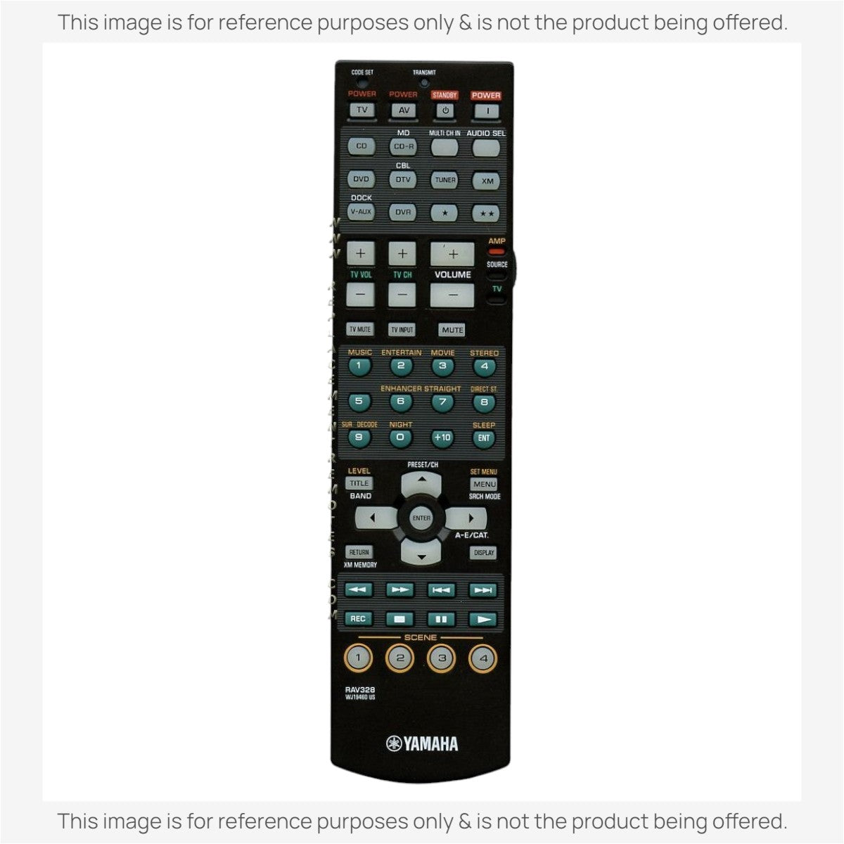 Yamaha RAV328 Receiver Remote Control