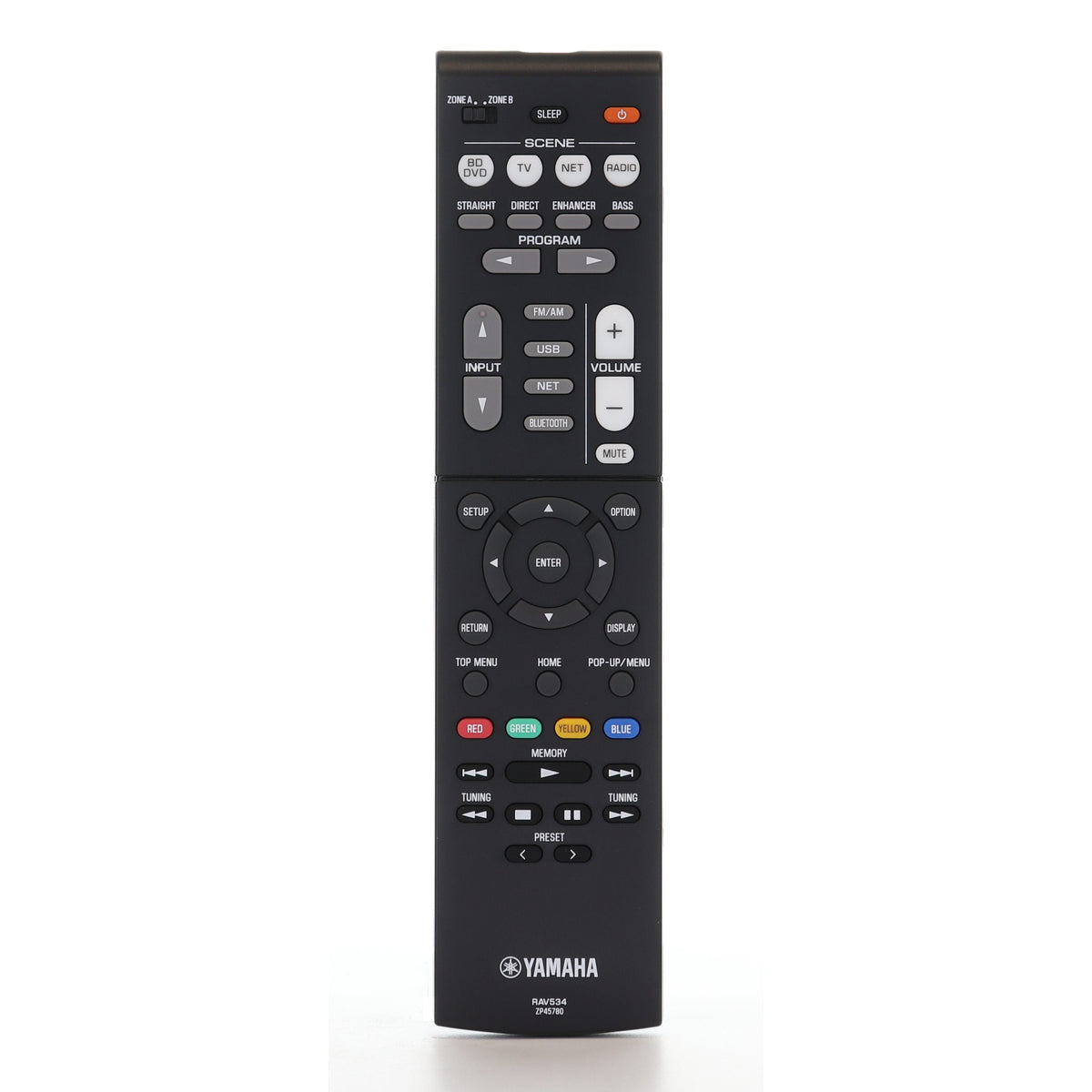 Yamaha RAV534 A/V Receiver Remote Control - ZP457800
