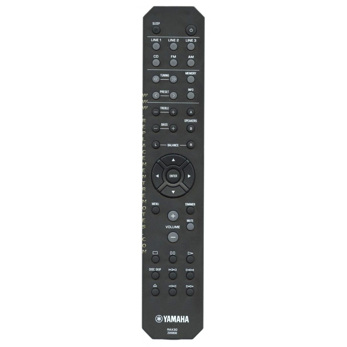 Yamaha RAX30 Audio Remote Control