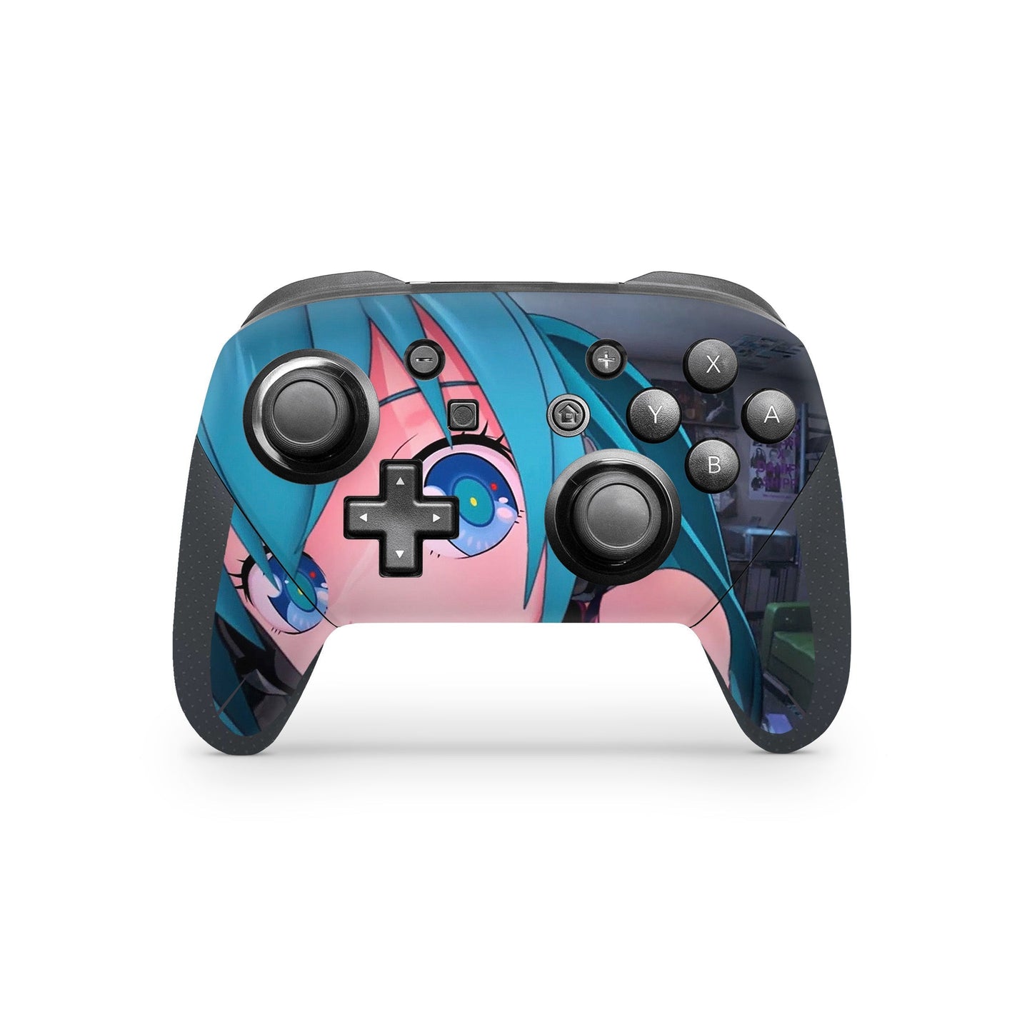Blue Heroine Nintendo Switch Pro Controller Skin