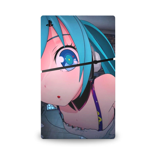Blue Heroine PS5 Slim Digital Skin