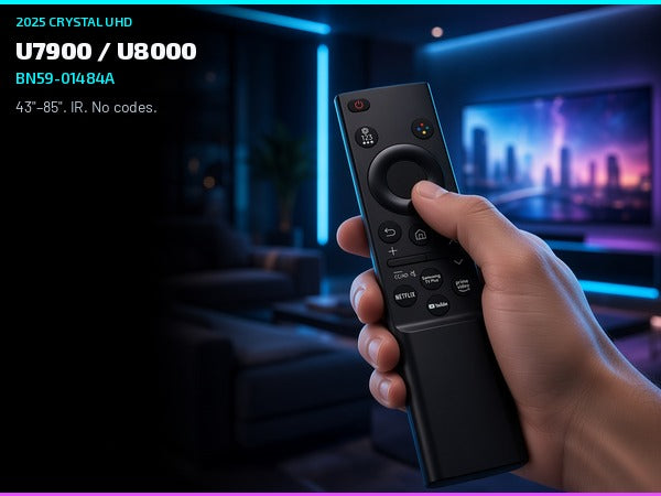 Samsung BN59-01484A / TM22-40A TV Remote Control | Crystal UHD | IR Only - BN5901484A