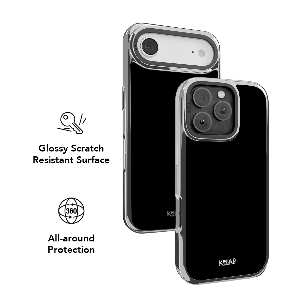 Solid Black Phone Case