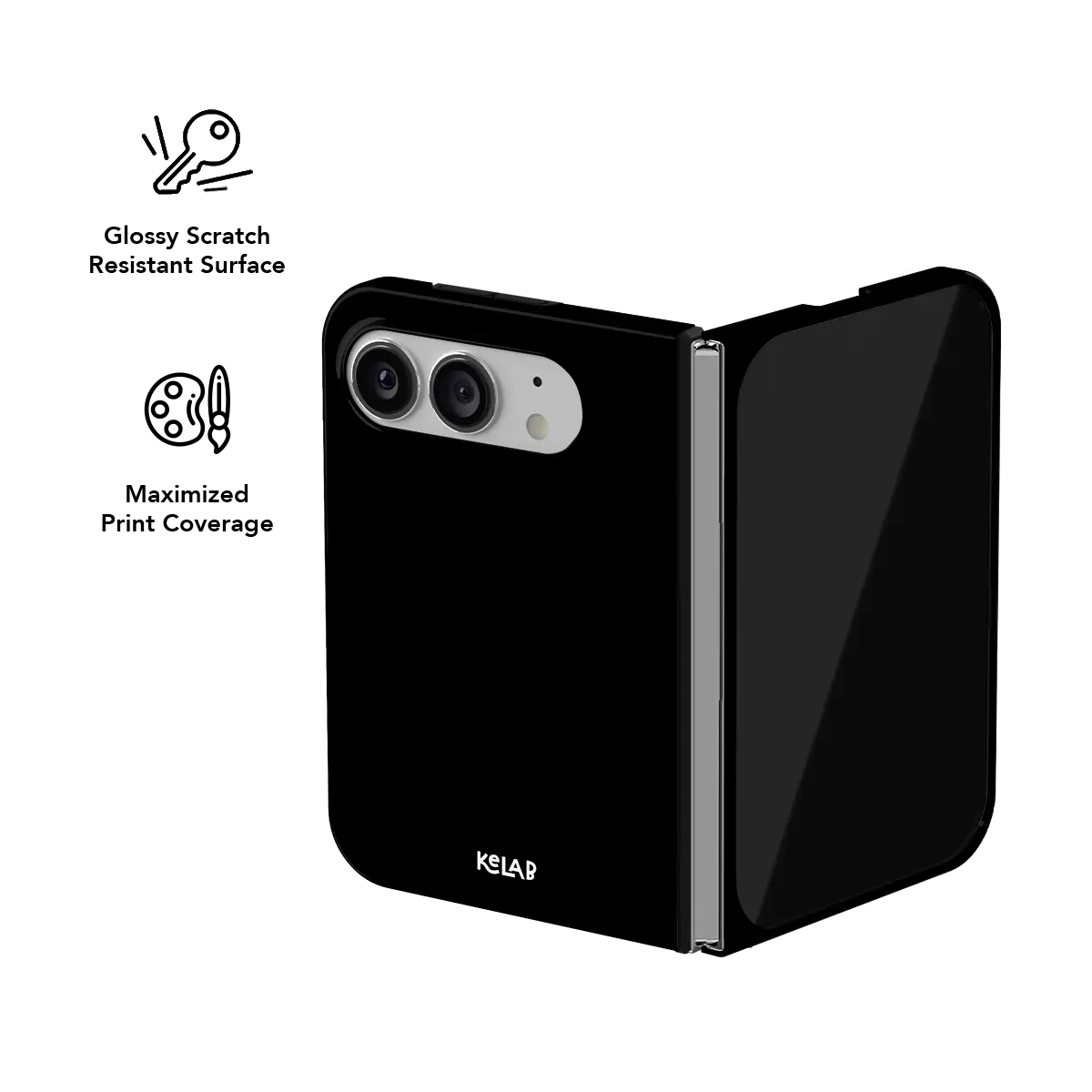 Solid Black Phone Case