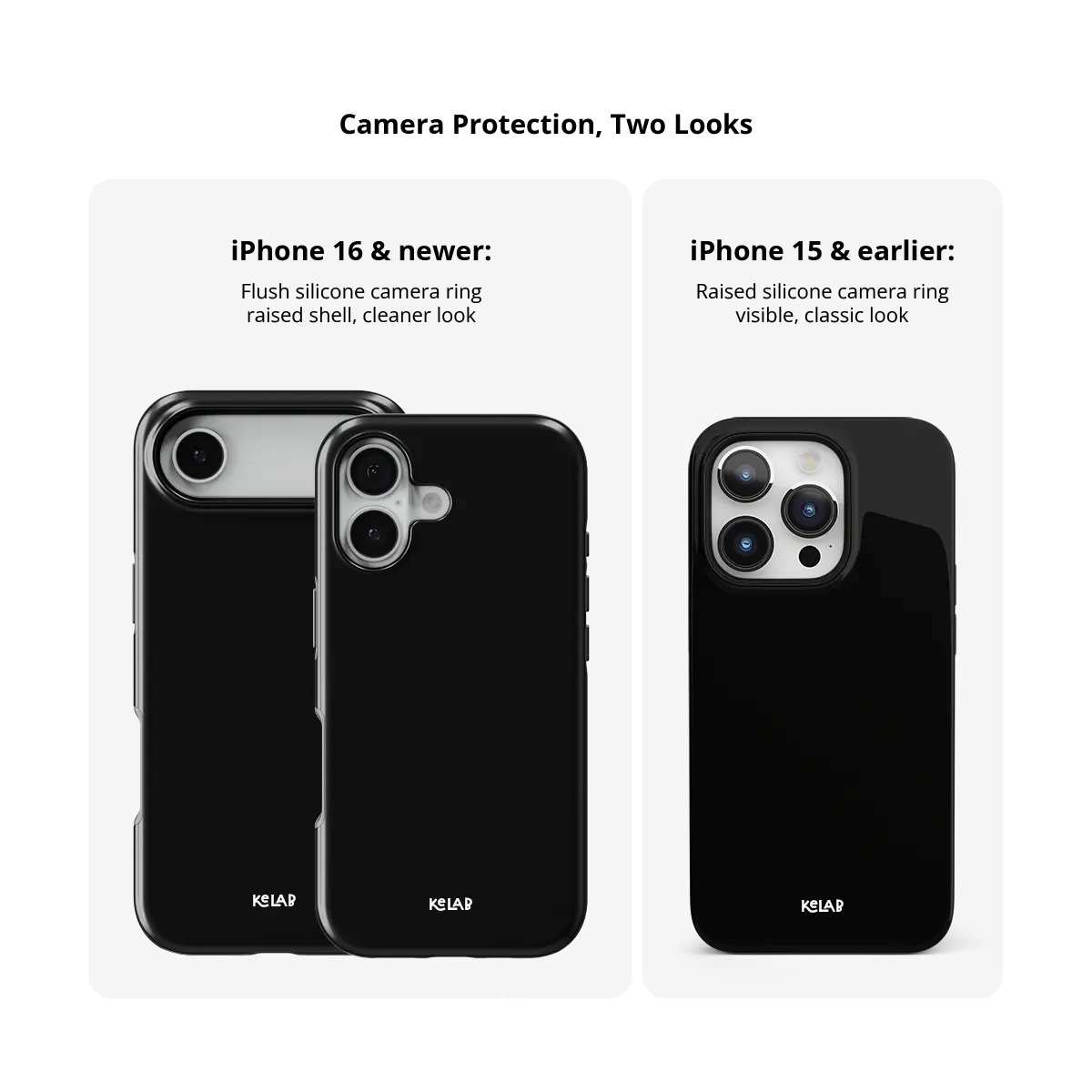 Solid Black Phone Case