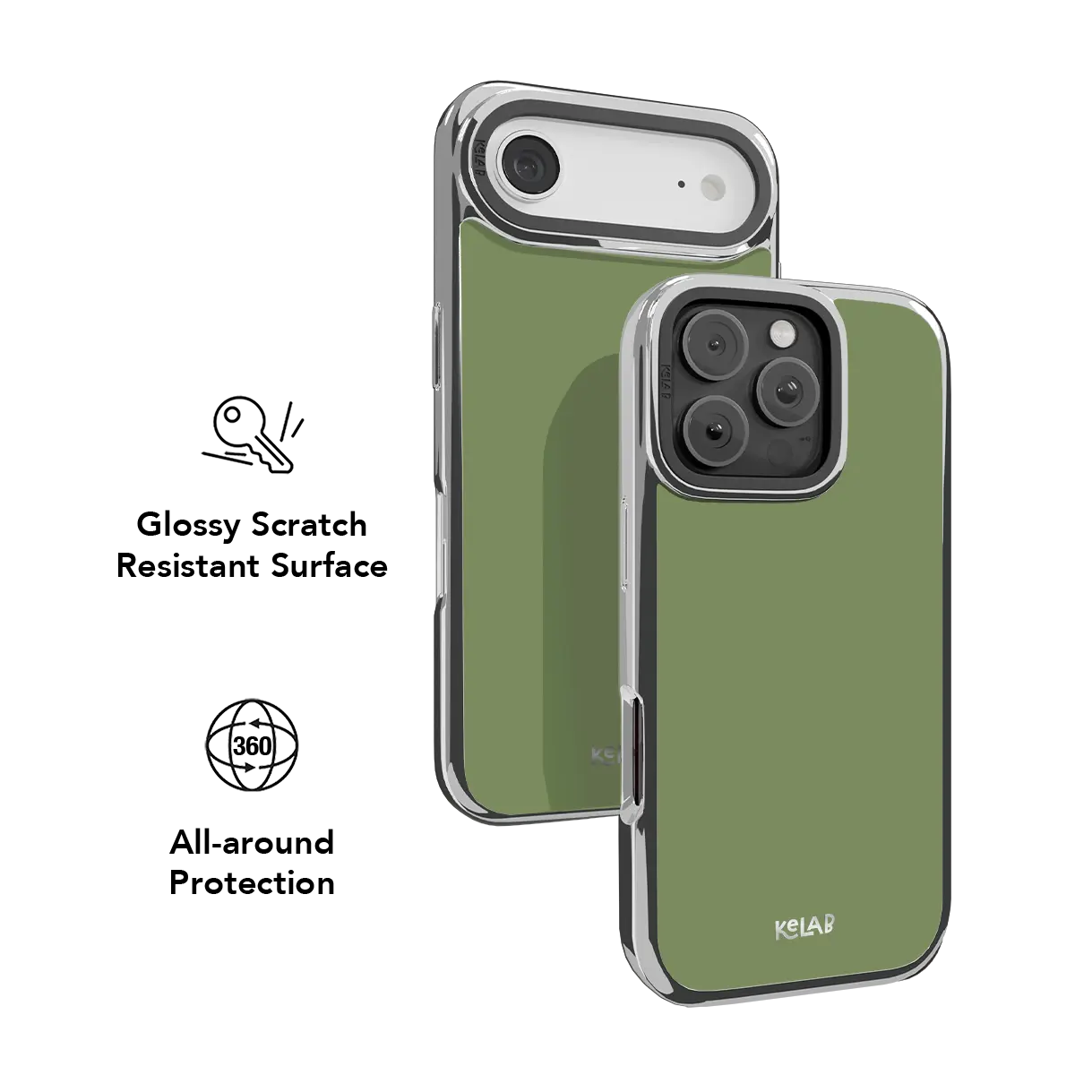 Matcha Bark | Solid Green Phone Case
