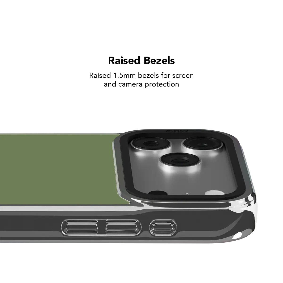Matcha Bark | Solid Green Phone Case