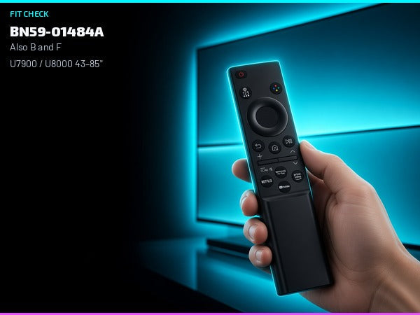 Samsung BN59-01484A / TM22-40A TV Remote Control | Crystal UHD | IR Only - BN5901484A