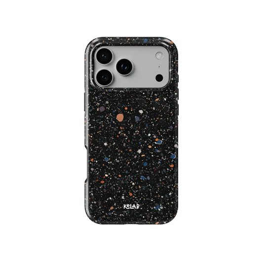 Obsidian Mist | Black Paint Splatter Phone Case