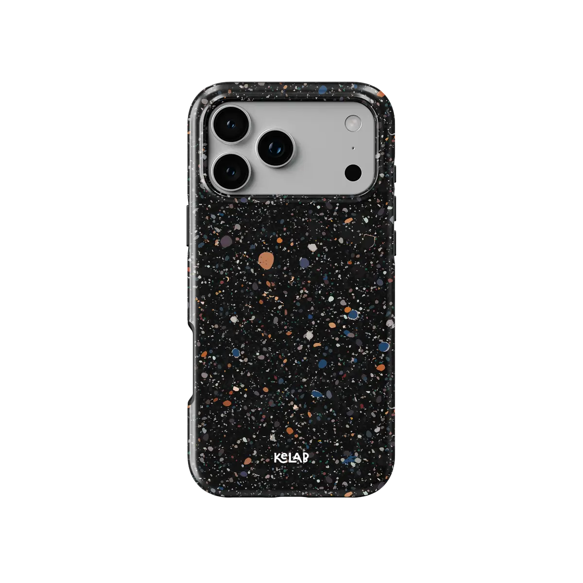 Obsidian Mist | Black Paint Splatter Phone Case