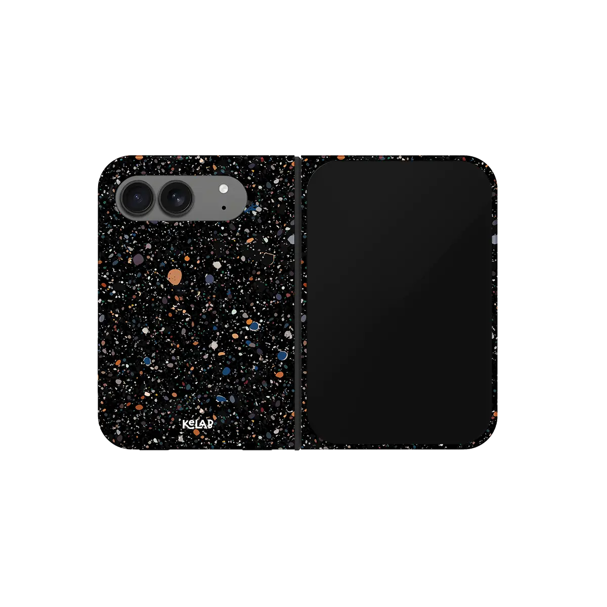 Obsidian Mist | Black Paint Splatter Phone Case