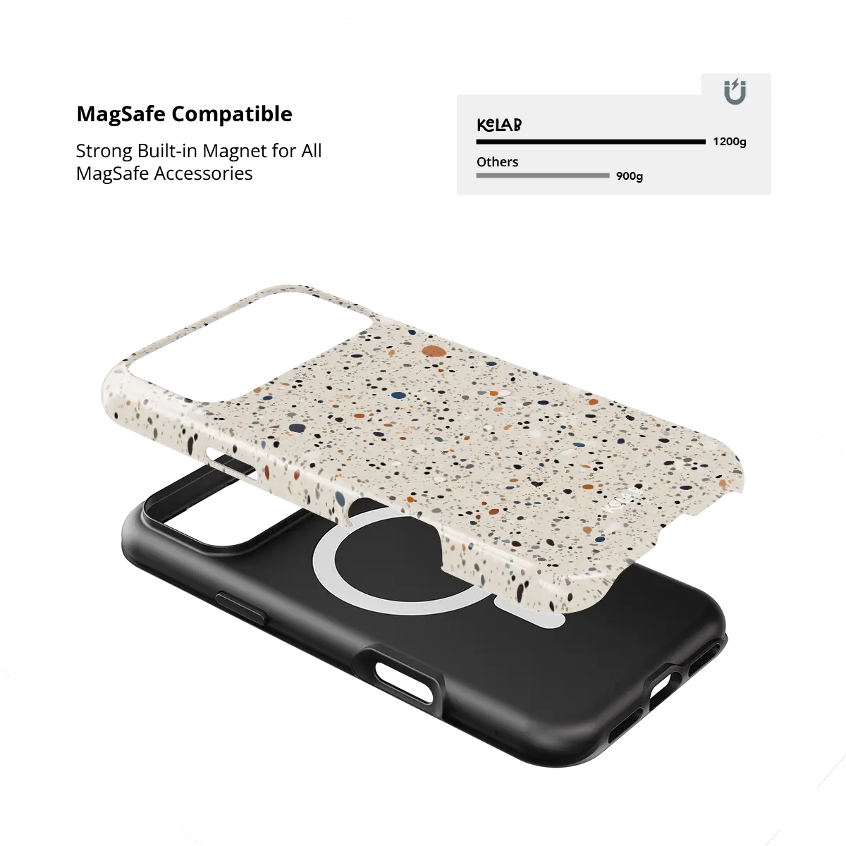Ivory Haze | Ivory Paint Splatter Phone Case