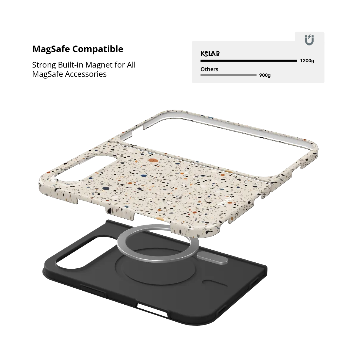 Ivory Haze | Ivory Paint Splatter Phone Case