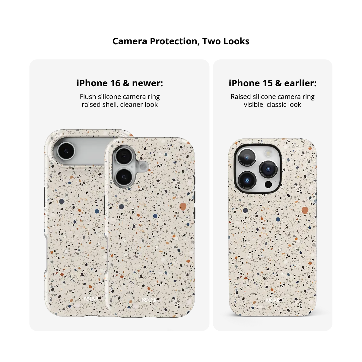 Ivory Haze | Ivory Paint Splatter Phone Case