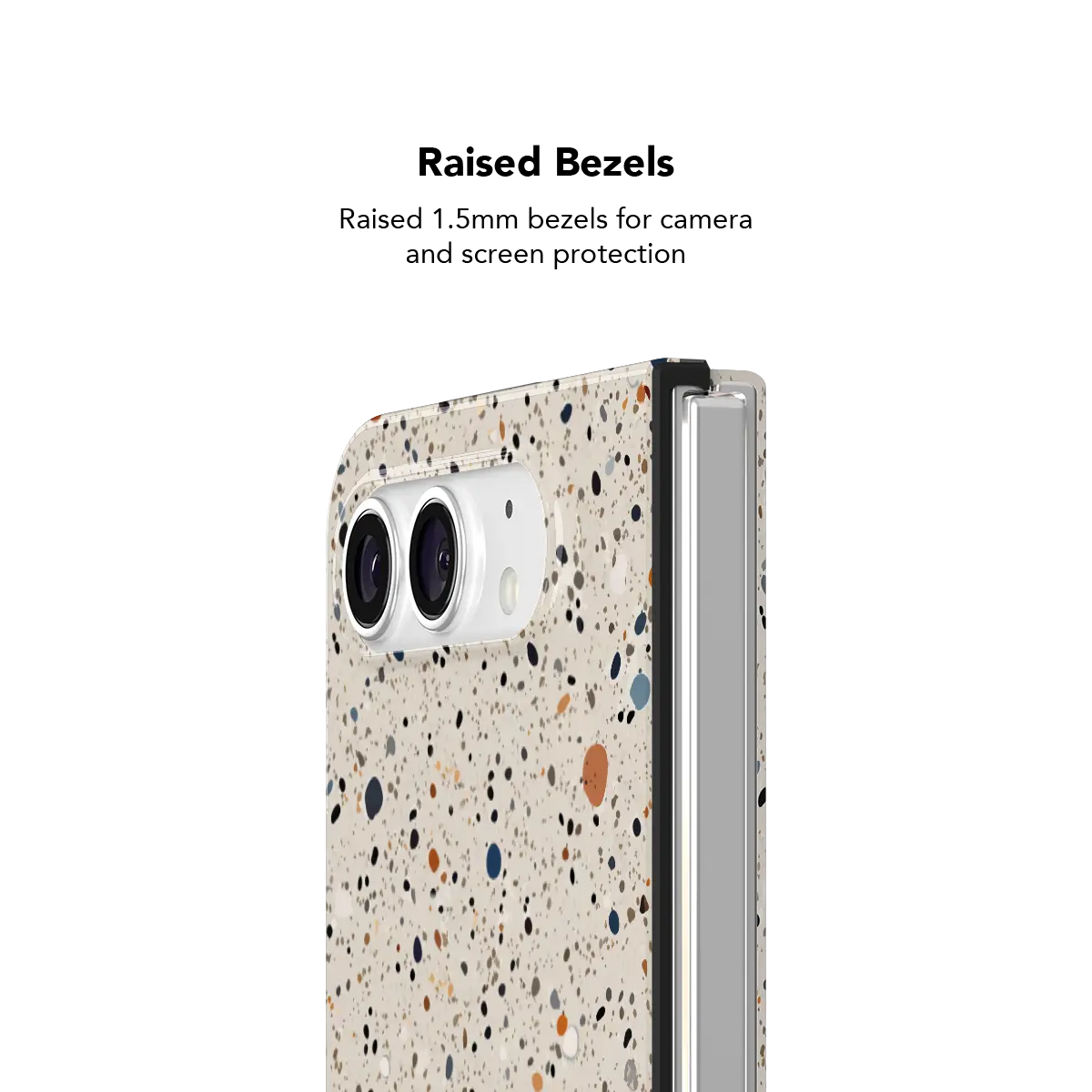 Ivory Haze | Ivory Paint Splatter Phone Case