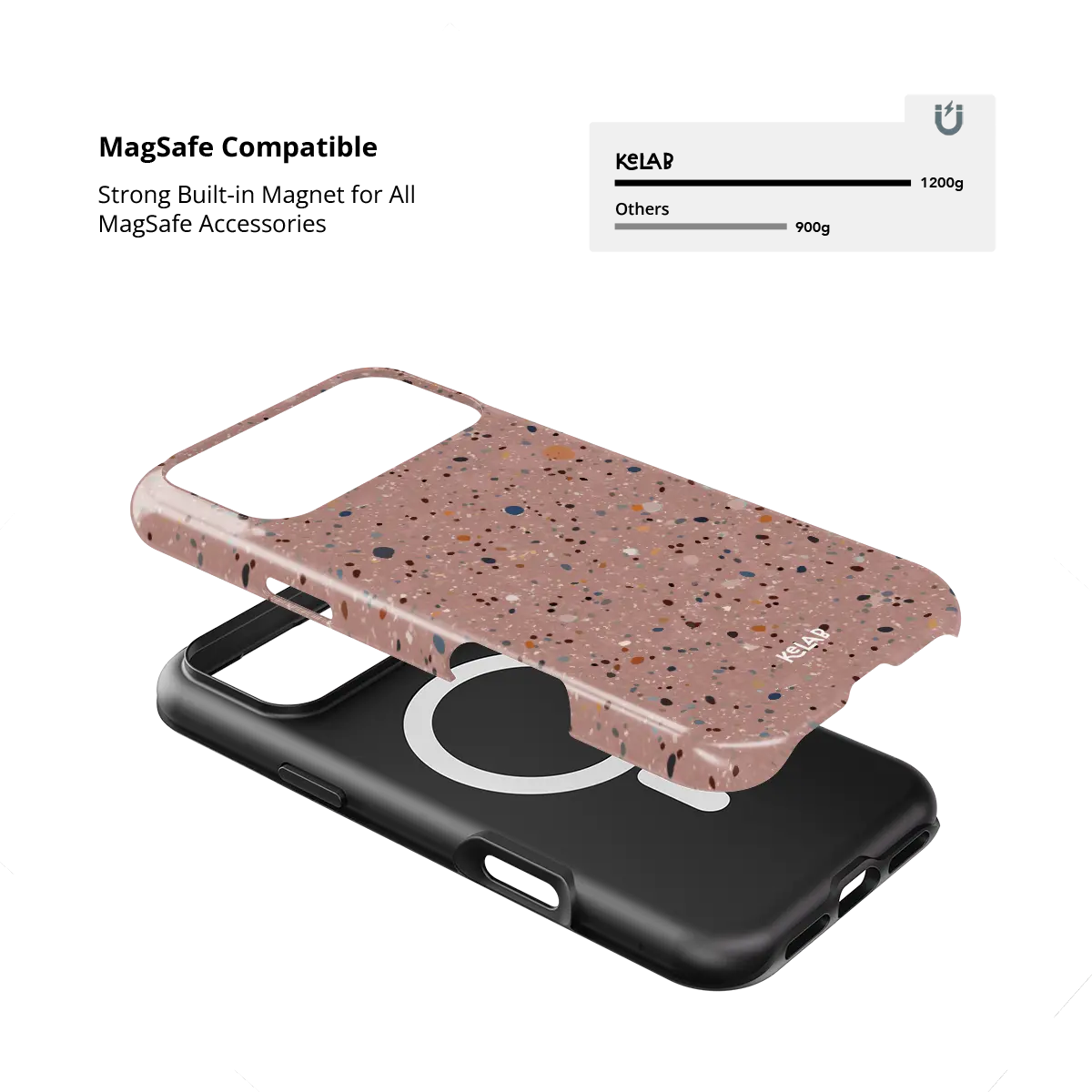 Rose Clay | Pink Paint Splatter Phone Case