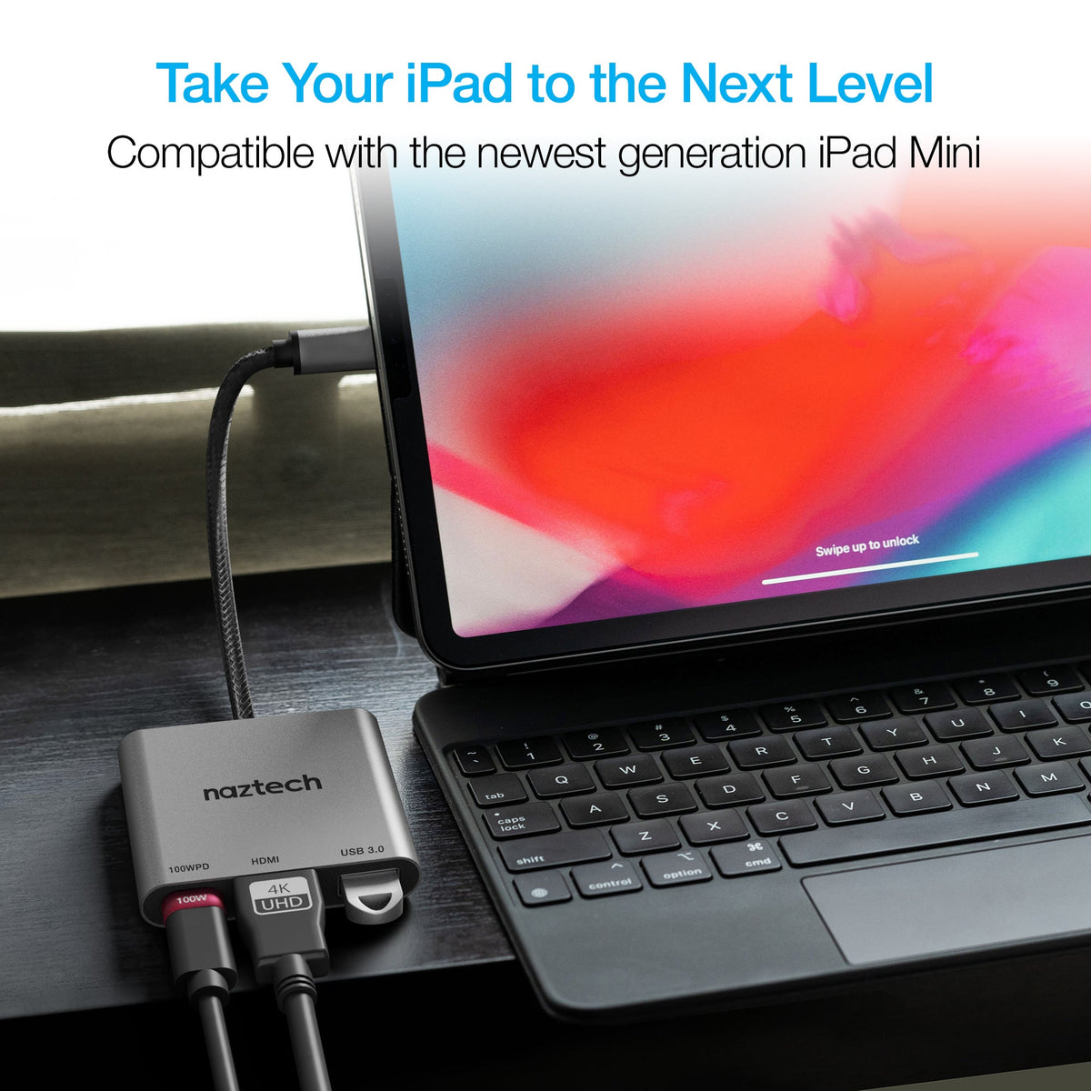 Naztech Portable MaxDrive 3100W Universal USB-C Hub