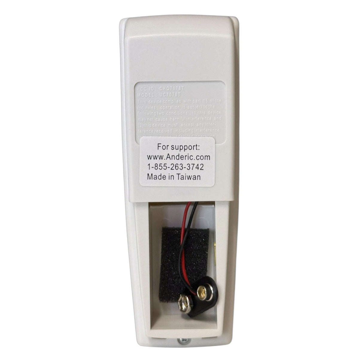 Hampton Bay UC7078T FAN-HD CHQ7078T Ceiling Fan Remote Control - UC7078T