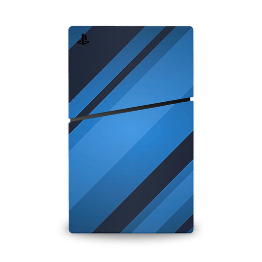 Blue Streaks PS5 Slim Skin