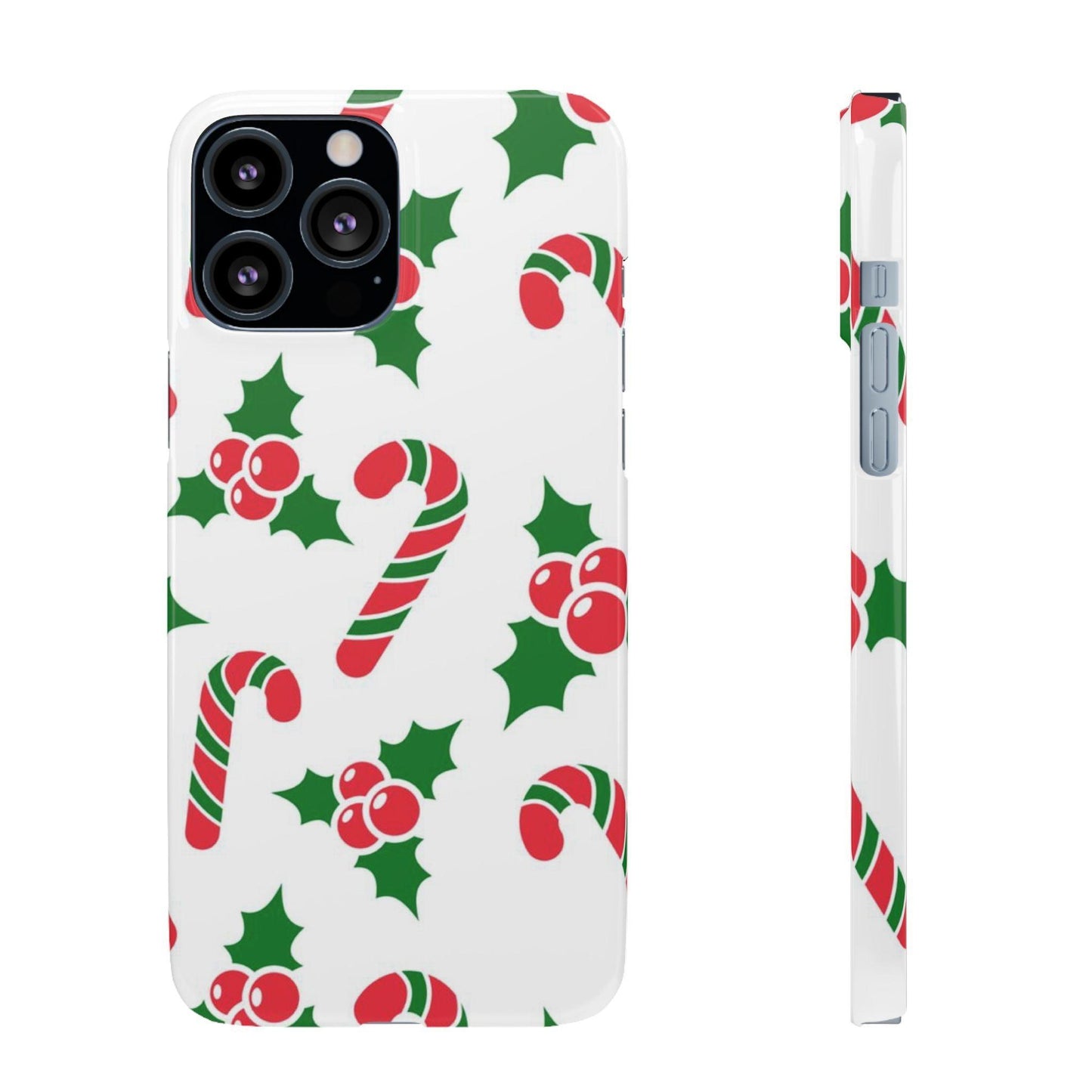 Custom iPhone Tough Phone Case – Christmas Santa Holiday Design, Festive Xmas Protection