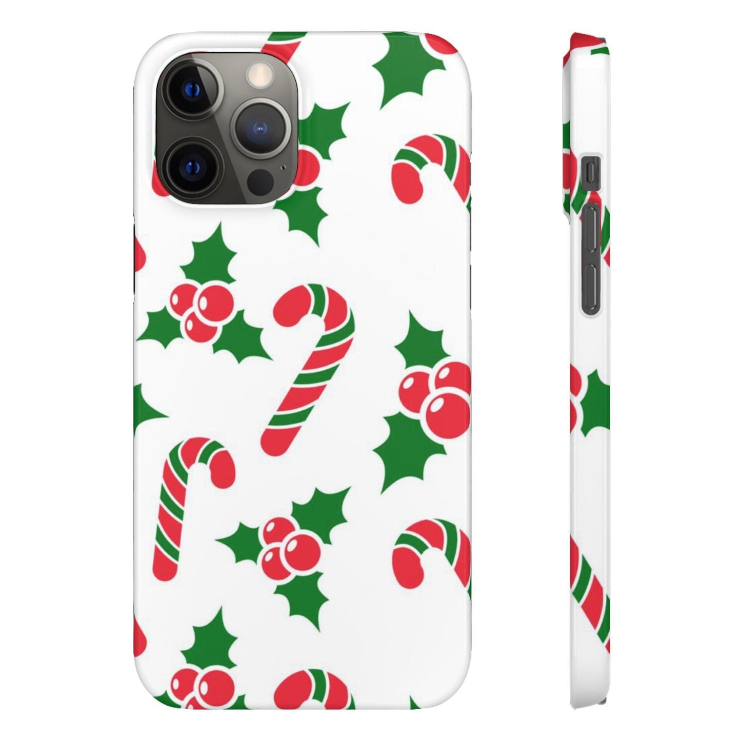 Custom iPhone Tough Phone Case – Christmas Santa Holiday Design, Festive Xmas Protection
