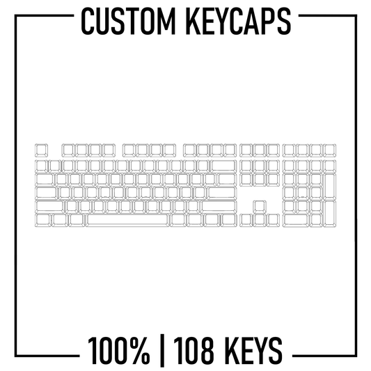 100% ansi Design Studio 100% Keyboard Custom PBT Keycap set ( ANSI | 108 Keys)