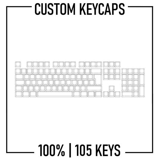 100% Custom Keycaps Set ( ISO | 105 Keys )
