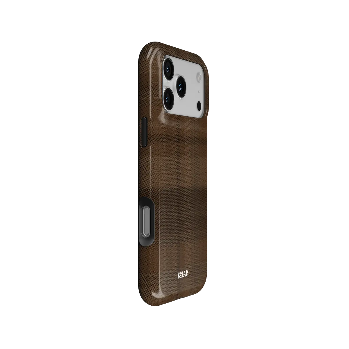 Chestnut | Brown Flannel Minimalist Phone Case