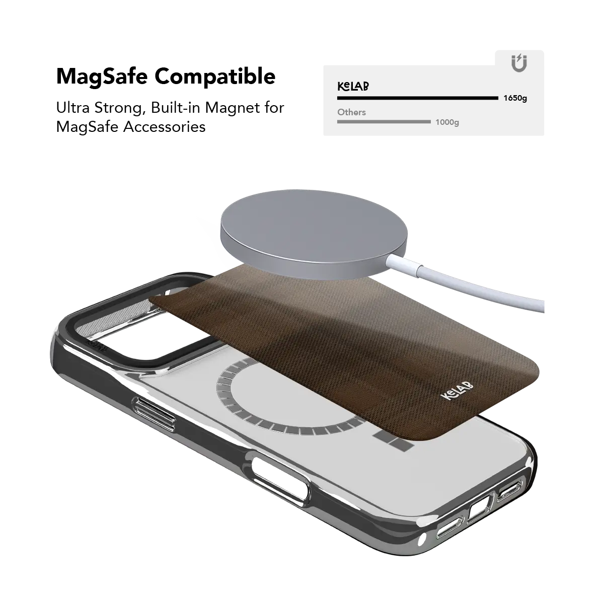 Chestnut | Brown Flannel Minimalist Phone Case