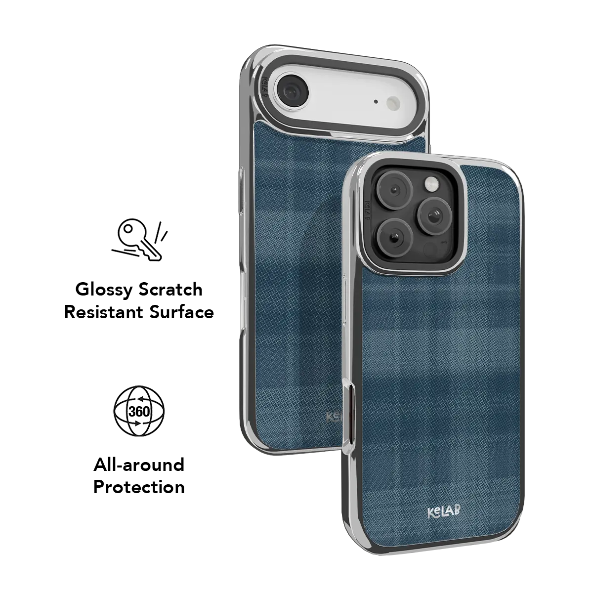 Denim | Blue Flannel Minimalist Phone Case