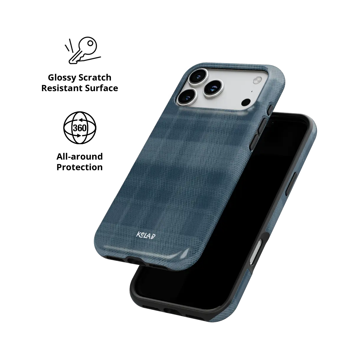 Denim | Blue Flannel Minimalist Phone Case