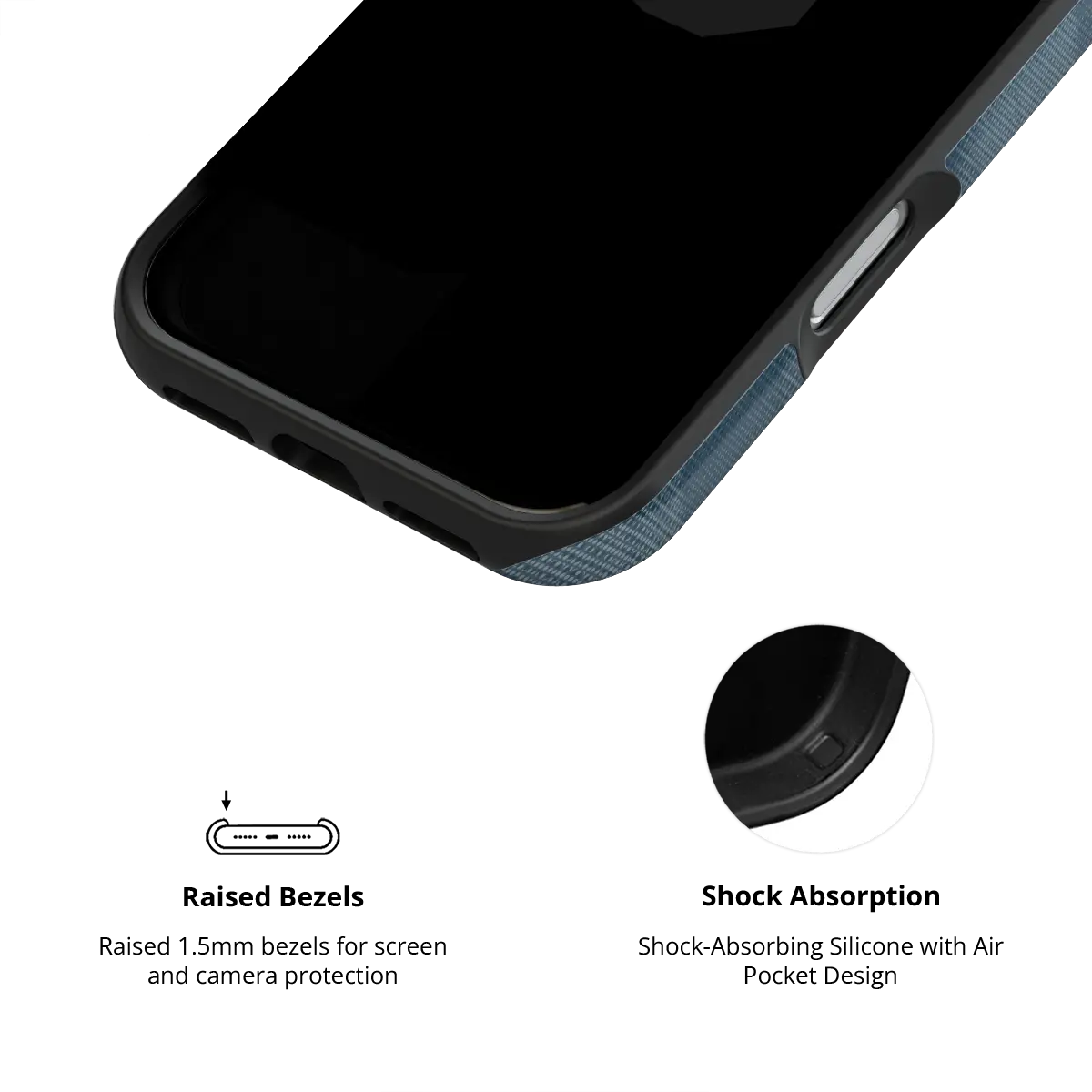 Denim | Blue Flannel Minimalist Phone Case