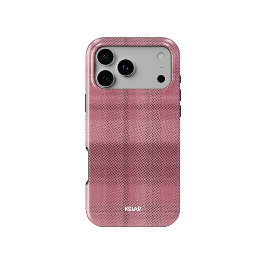 Rosé | Pink Flannel Minimalist Phone Case