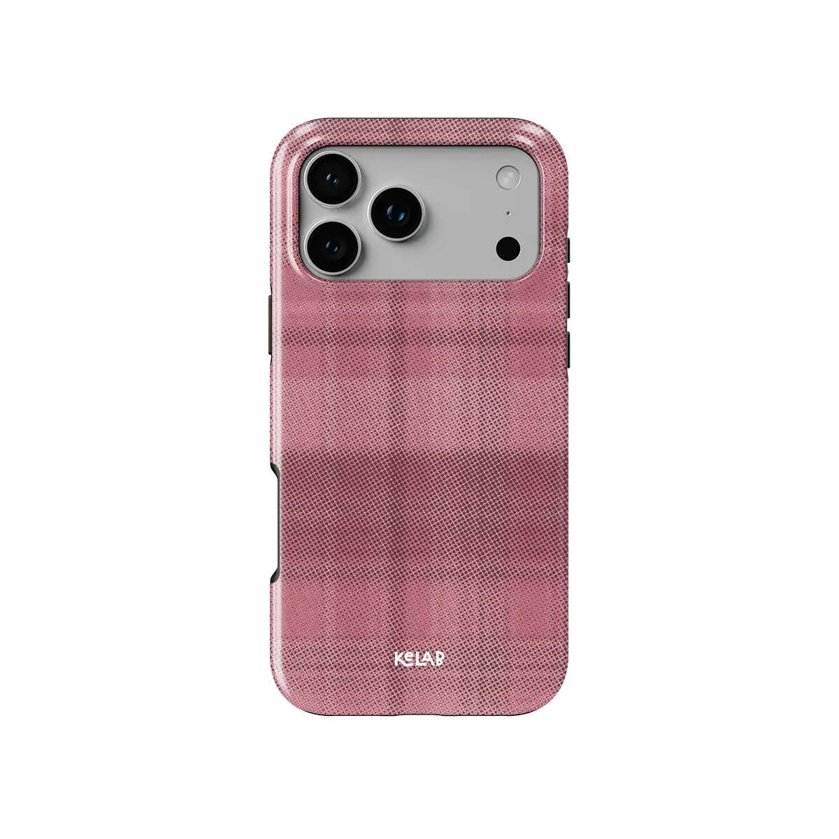 Rosé | Pink Flannel Minimalist Phone Case