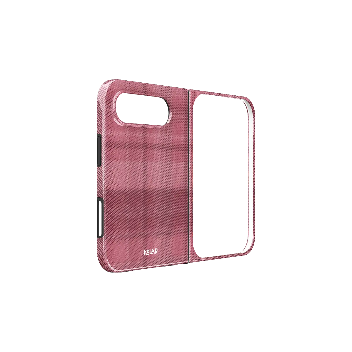 Rosé | Pink Flannel Minimalist Phone Case