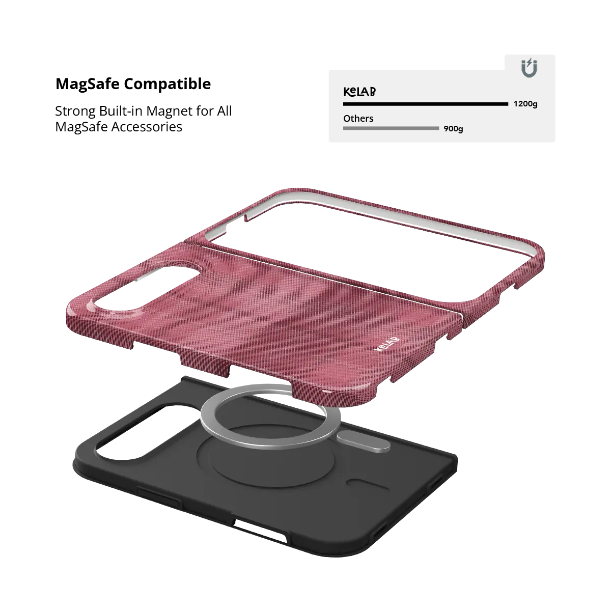 Rosé | Pink Flannel Minimalist Phone Case