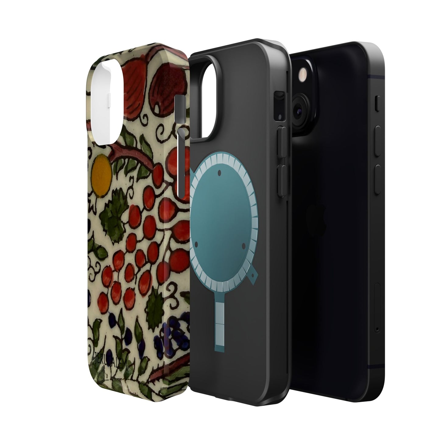 Jerusalem City Fruits Design Iphone Magnetic Tough Case