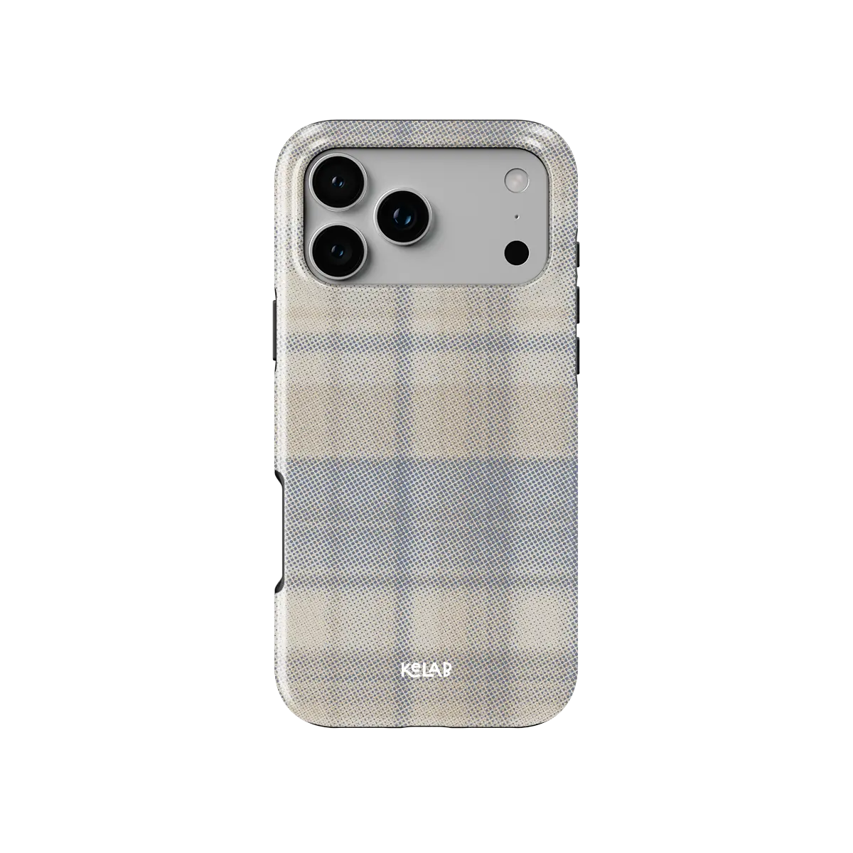 Oatmilk | Beige Flannel Minimalist Phone Case