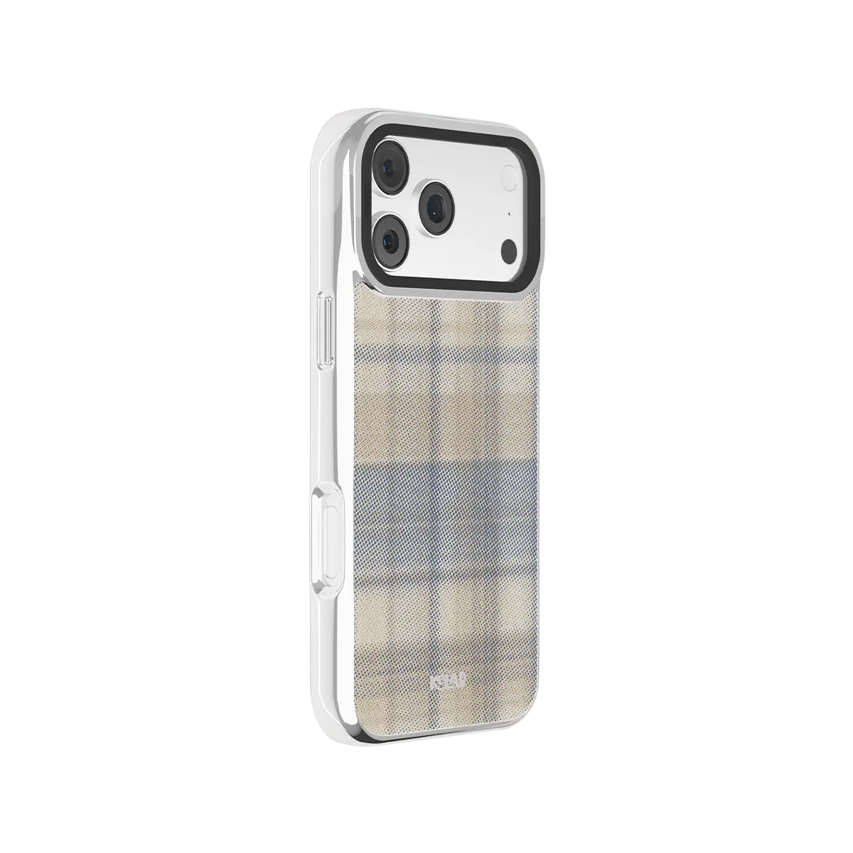 Oatmilk | Beige Flannel Minimalist Phone Case