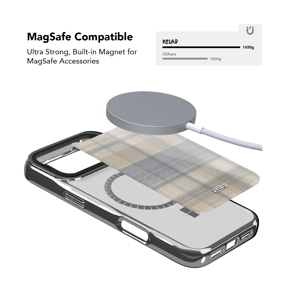 Oatmilk | Beige Flannel Minimalist Phone Case