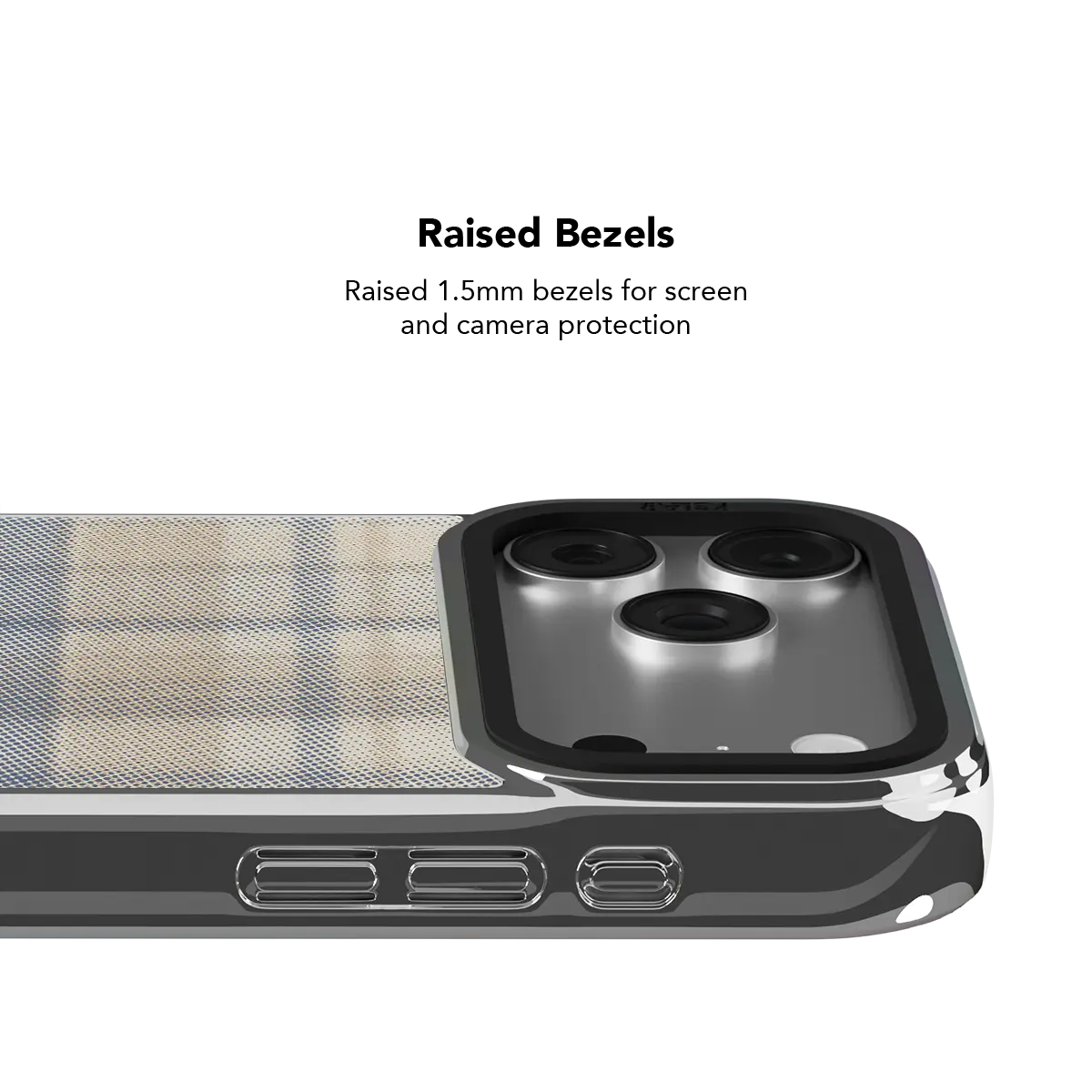 Oatmilk | Beige Flannel Minimalist Phone Case