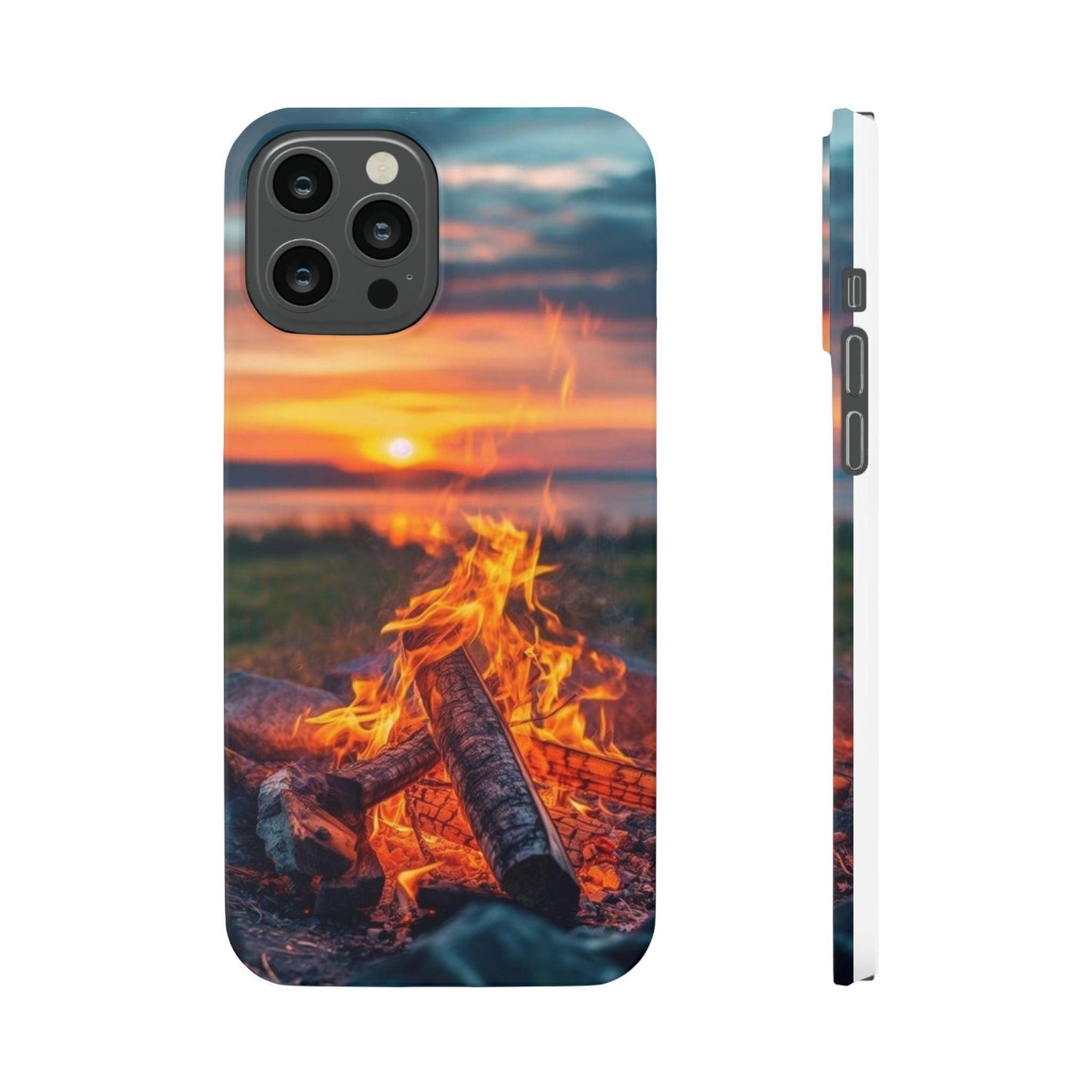 Woodland Fire Phone Case – Warmth of Nature’s Blaze on Your Device